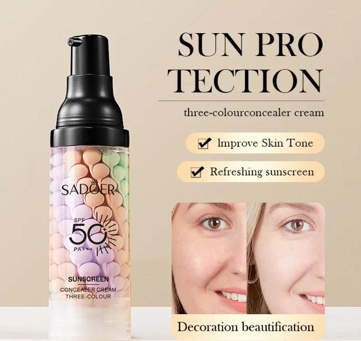 Crema Solar Correctora SPF | Protección UV y Tono Uniforme Diario